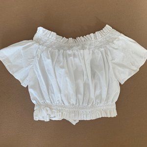 Zara Off the Shoulder Crop Top